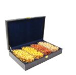 پک هدیه آجیل چرمی مدل دلسا