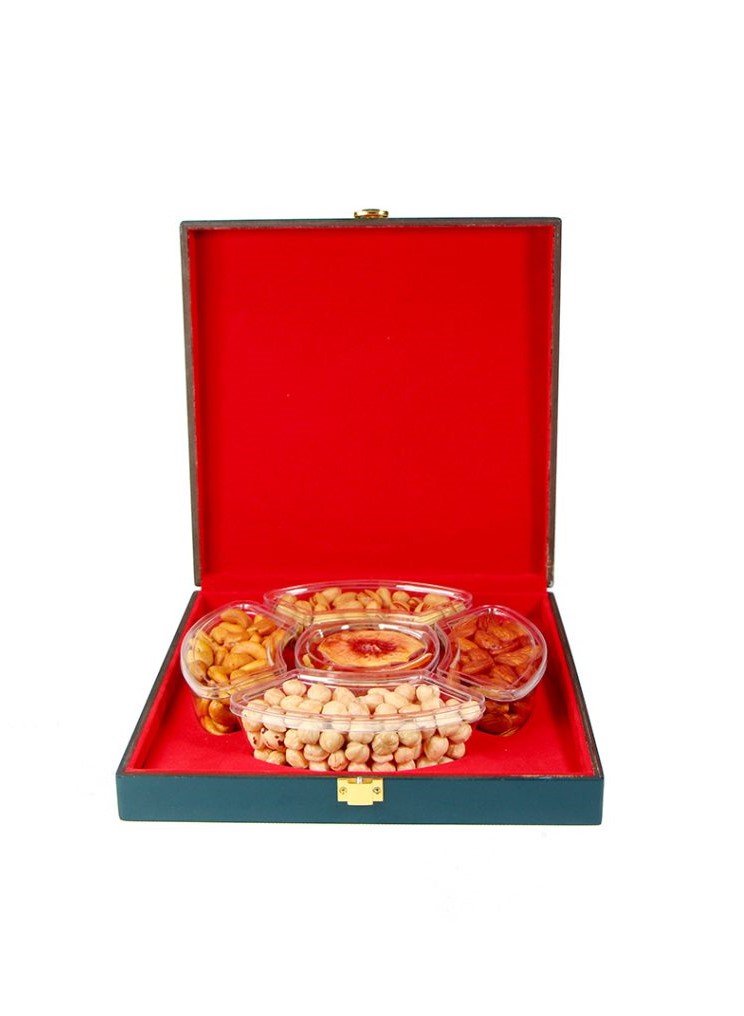 پک هدیه آجیل و میوه خشک مدل نغمه - تصویر 3