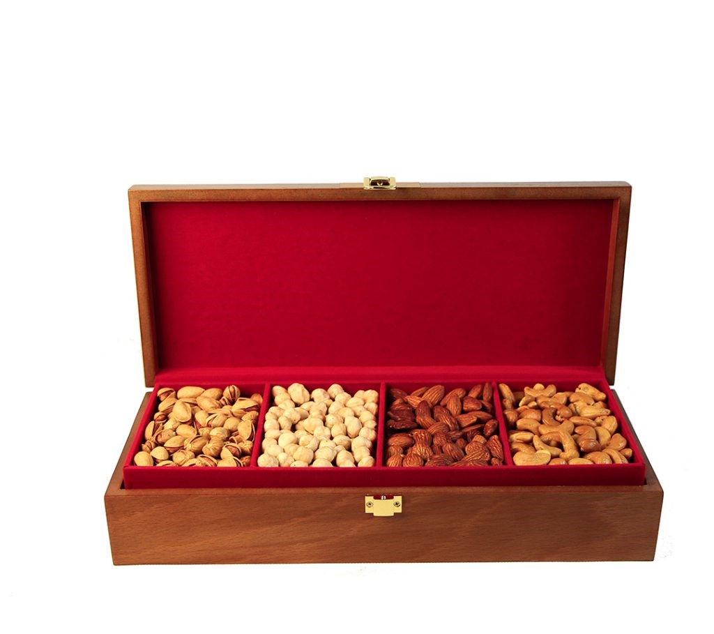 پک هدیه آجیل لوکس 1 کیلویی مدل آذرخش - تصویر 2